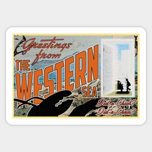 Greetings from the Western Sea! Sticker